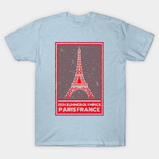 2024 OLYMPICS PARIS FRANCE T-Shirt by Cult Classics